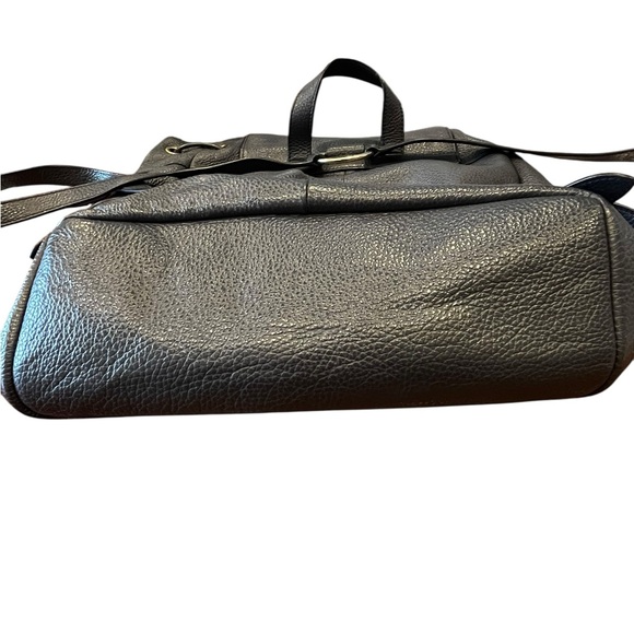 coach billie backpack midnight COACH Midnight Pebbled Leather Billie Backpack